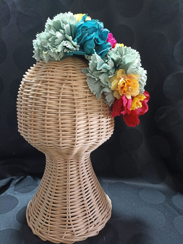 Diadema de flores de flamenca R06