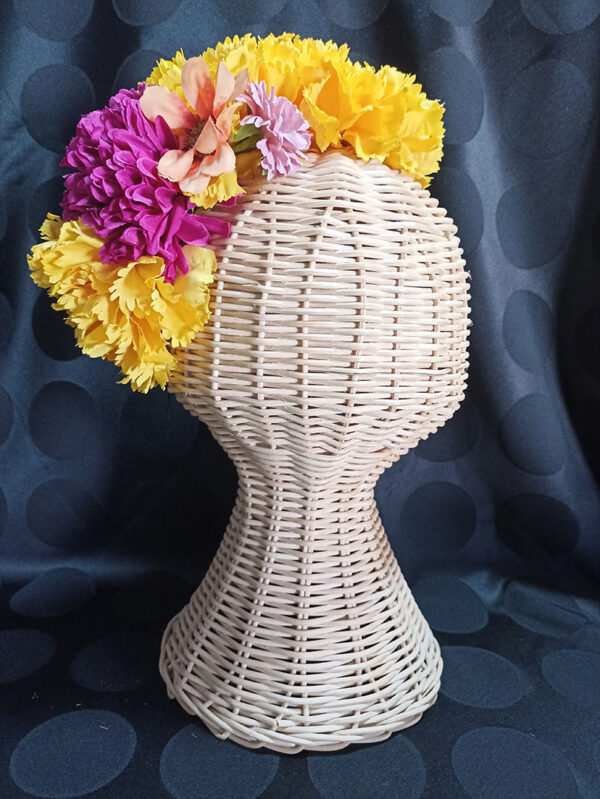 Diadema de flores de flamenca AMA1 - Imagen 2