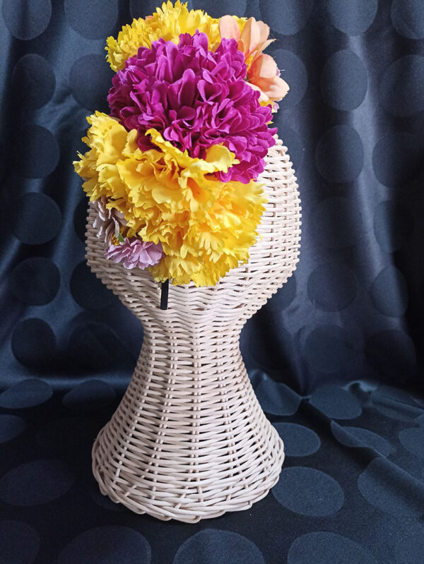Diadema de flores de flamenca AMA1 - Imagen 3