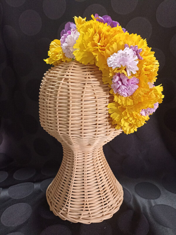 Diadema de flores de flamenca AMA4