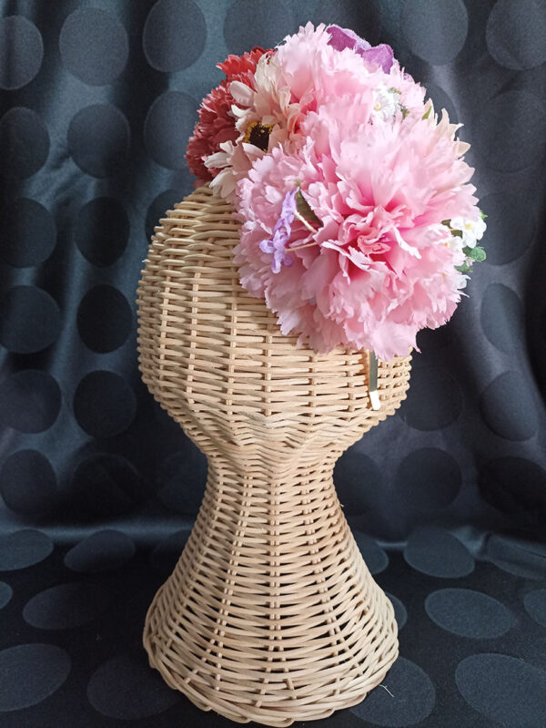 Diadema de flores de flamenca ROS1 - Imagen 2