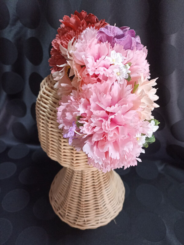 Diadema de flores de flamenca ROS1 - Imagen 3