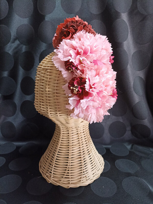 Diadema de flores de flamenca ROS2 - Imagen 2