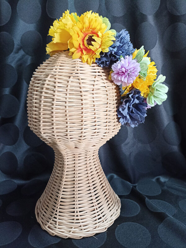 Diadema de flores de flamenca AMA2