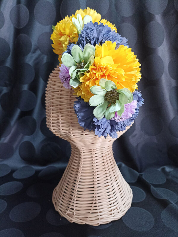 Diadema de flores de flamenca AMA2 - Imagen 3