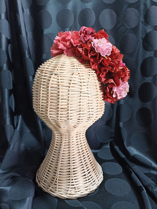 Diadema de flores de flamenca CAL1