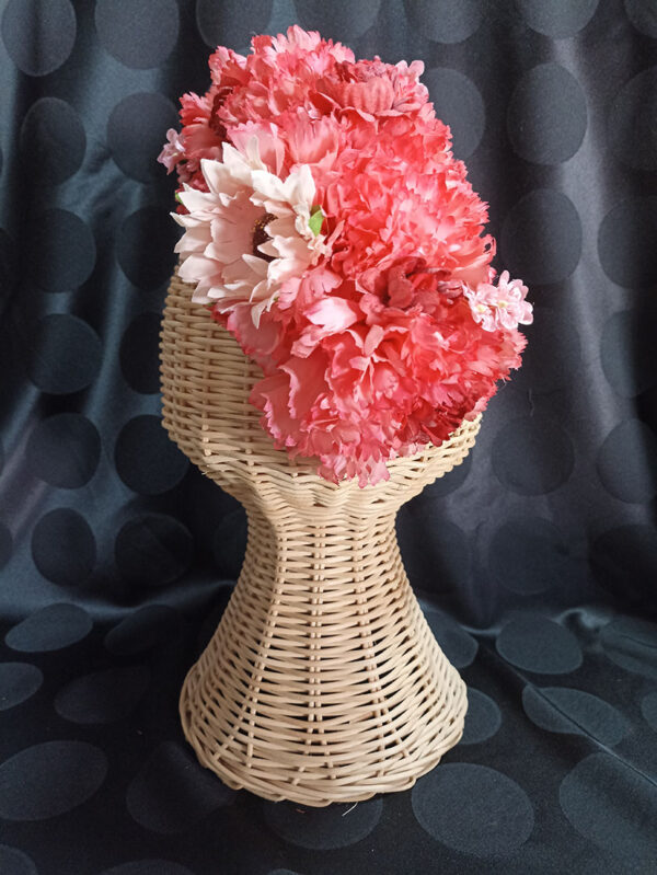 Diadema de flores de flamenca COR1 - Imagen 2
