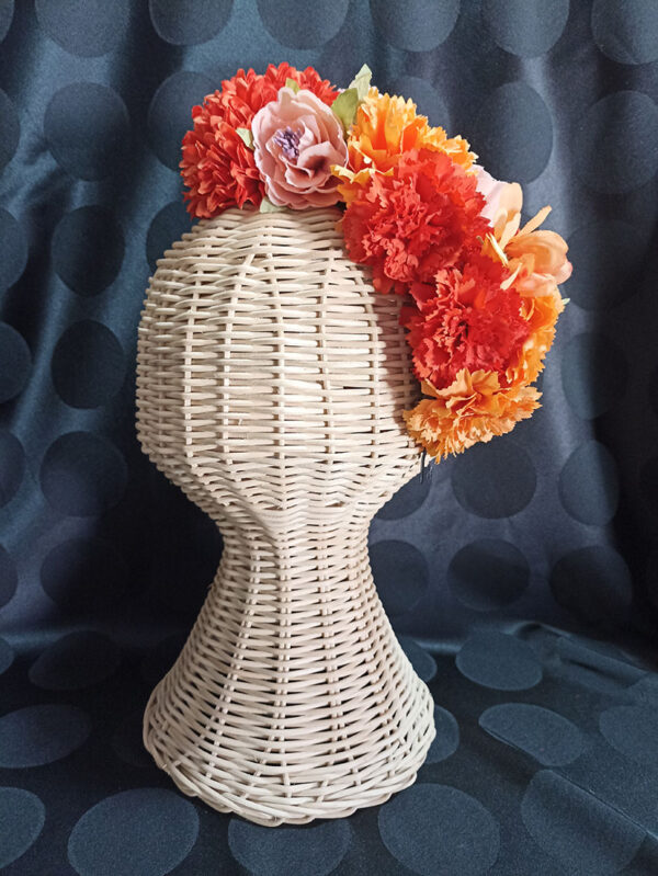Diadema de flores de flamenca NAR1