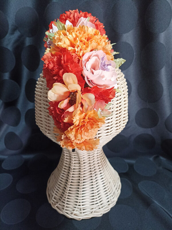 Diadema de flores de flamenca NAR1 - Imagen 3