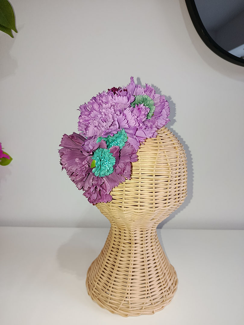 Diadema de flores de flamenca LILV30 - Imagen 2