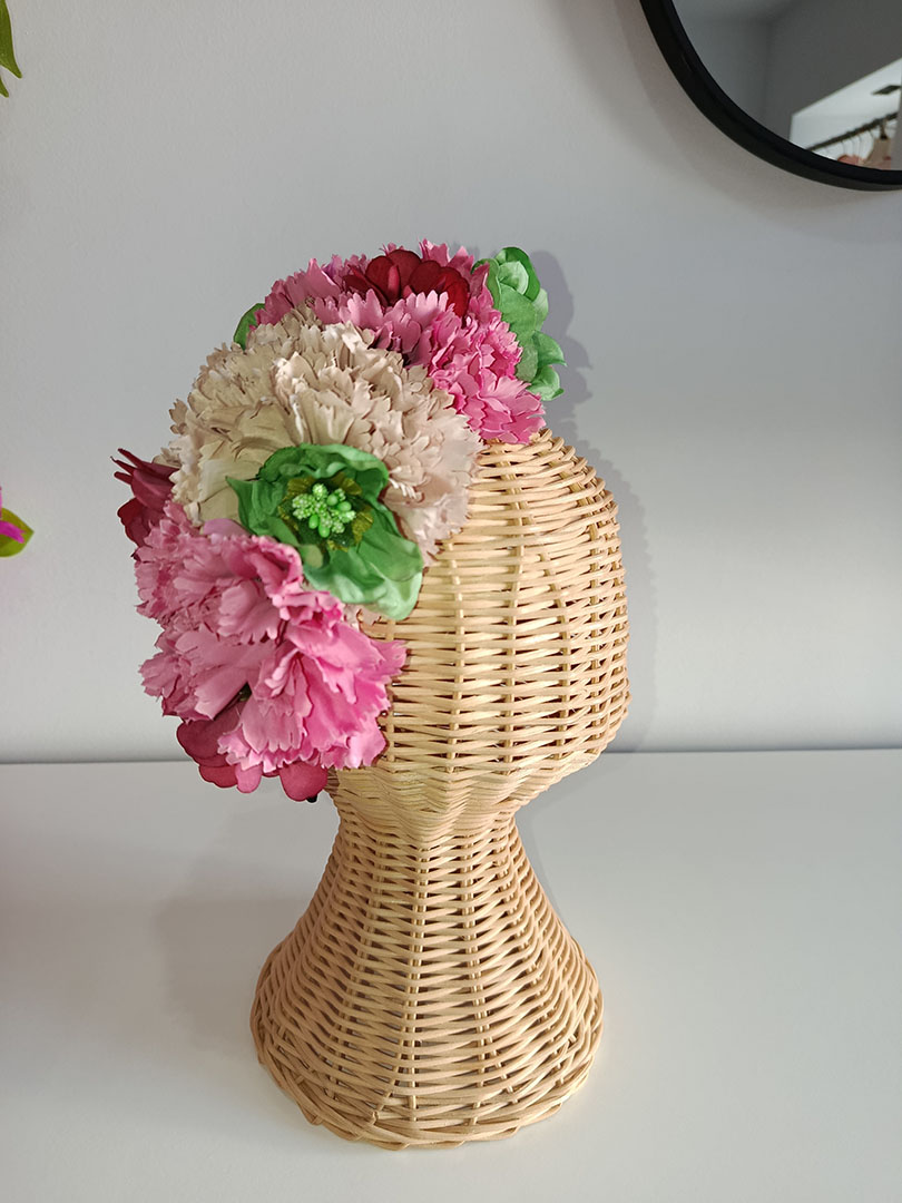 Diadema de flores de flamenca RV32