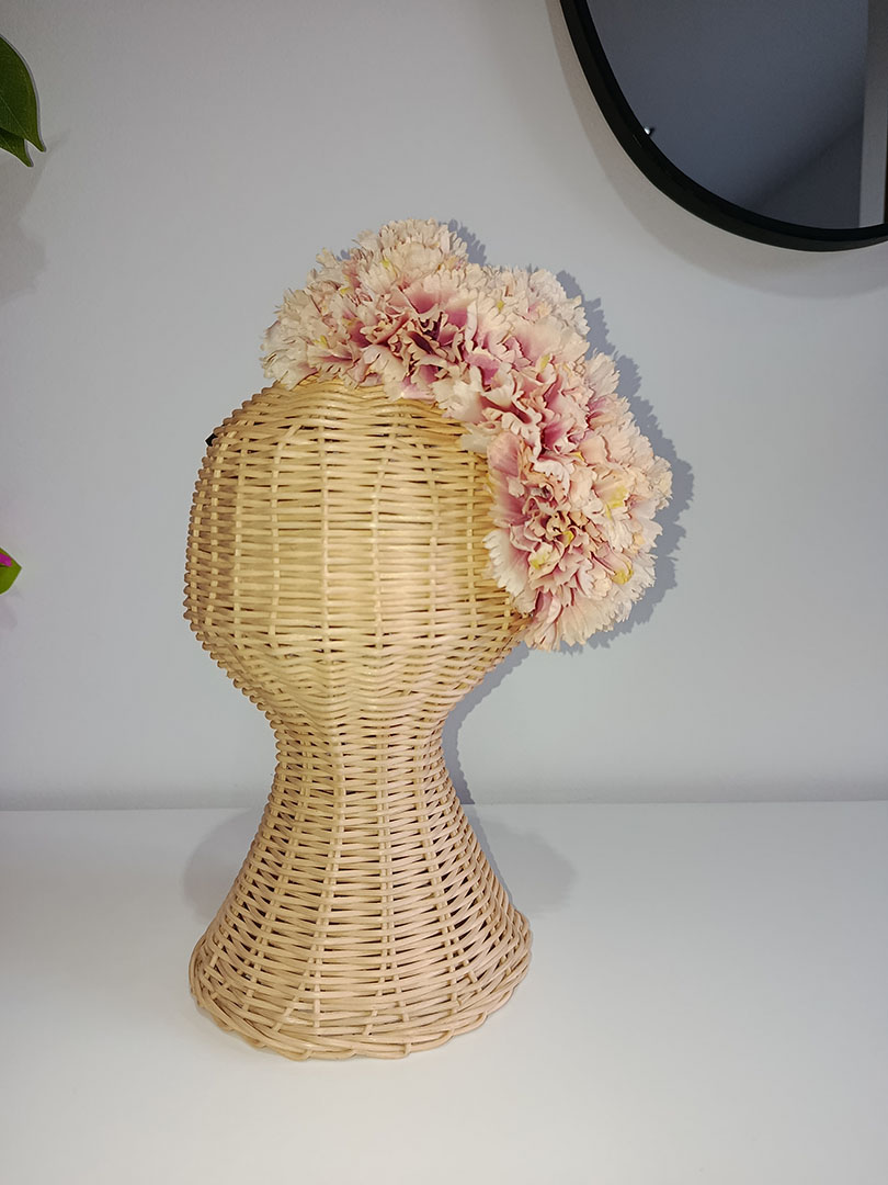 Diadema de flores de flamenca RZ01 - Imagen 2