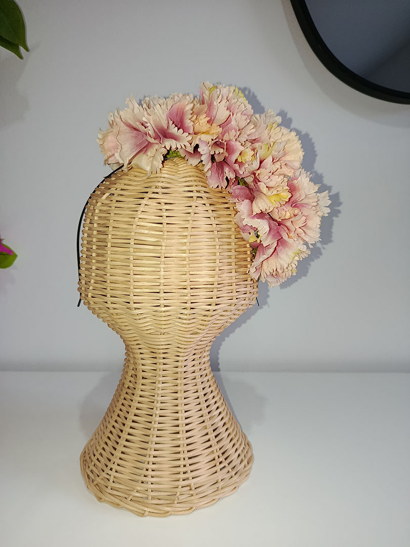 Diadema de flores de flamenca RZ02 - Imagen 2